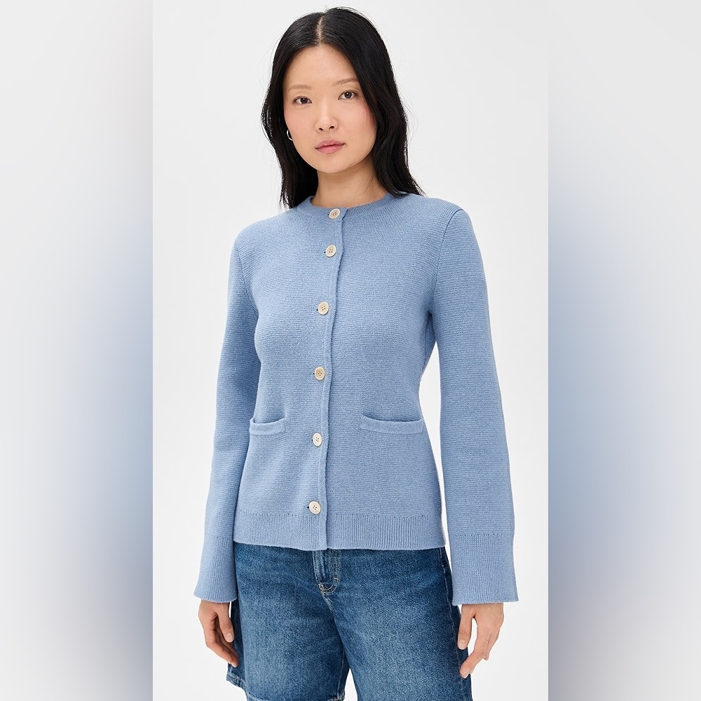 Alex Mill Provence blue sweater jacket cardigan